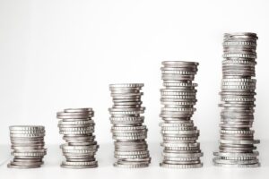 money, coins, stack, stacked coins, loose change, growing money, money tower, euro, currency, cash, metal money, finance, silver, wealth, prosperity, concept, idea, money, money, money, money, money-2180330.jpg